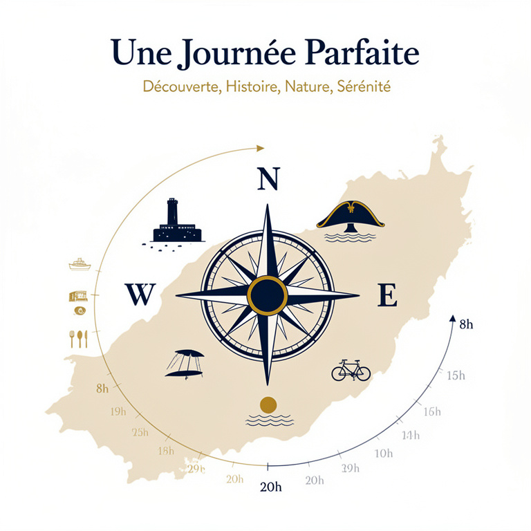 Infographie : que faire sur l'ile d'aix