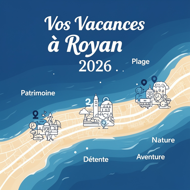 Infographie : vacances royan que faire
