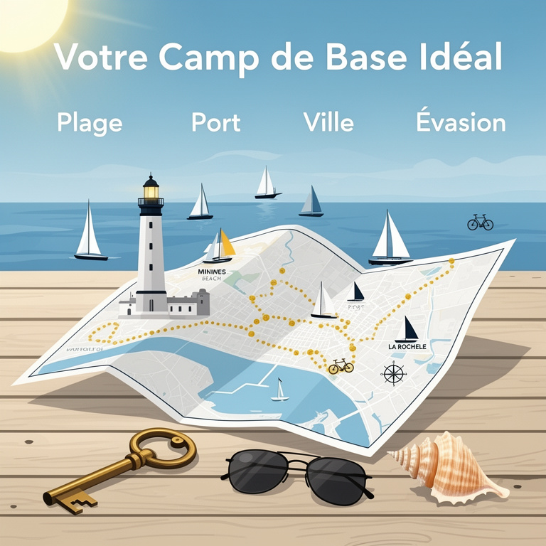 Infographie : location vacances la rochelle plage des minimes