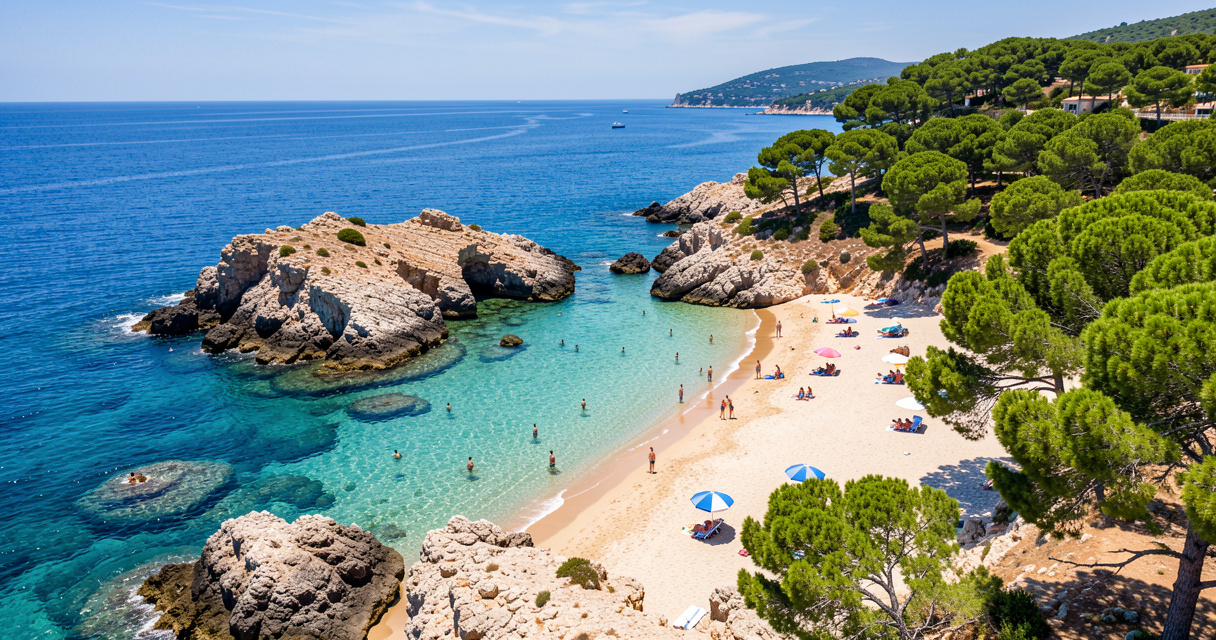 Plage des Éclaireurs : le petit coin de paradis dog-friendly aux Issambres