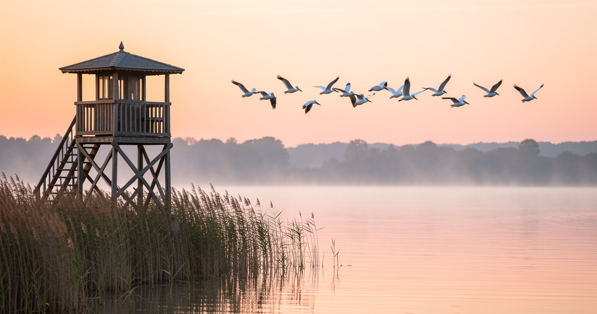 Lac de Shkodra en Albanie : paradis des 240 espèces d'oiseaux