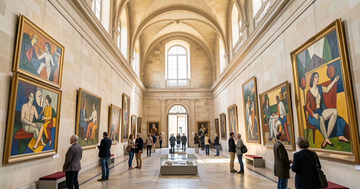 Visite du Musée Picasso au château Grimaldi à Antibes, collection de peintures et sculptures