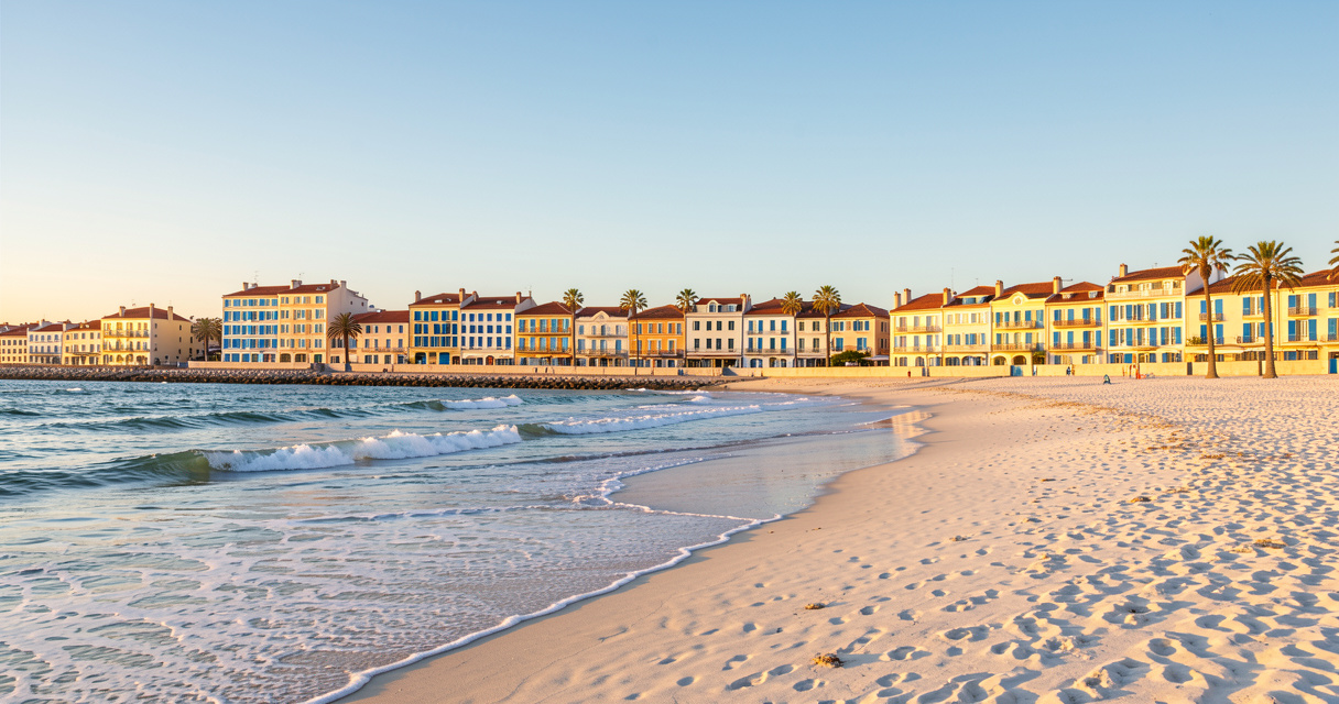 Plage de Soulac-sur-Mer : sable fin, océan et villas Belle Époque