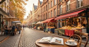 Carnet de voyage et spécialités locales dans les rues du Vieux-Lille