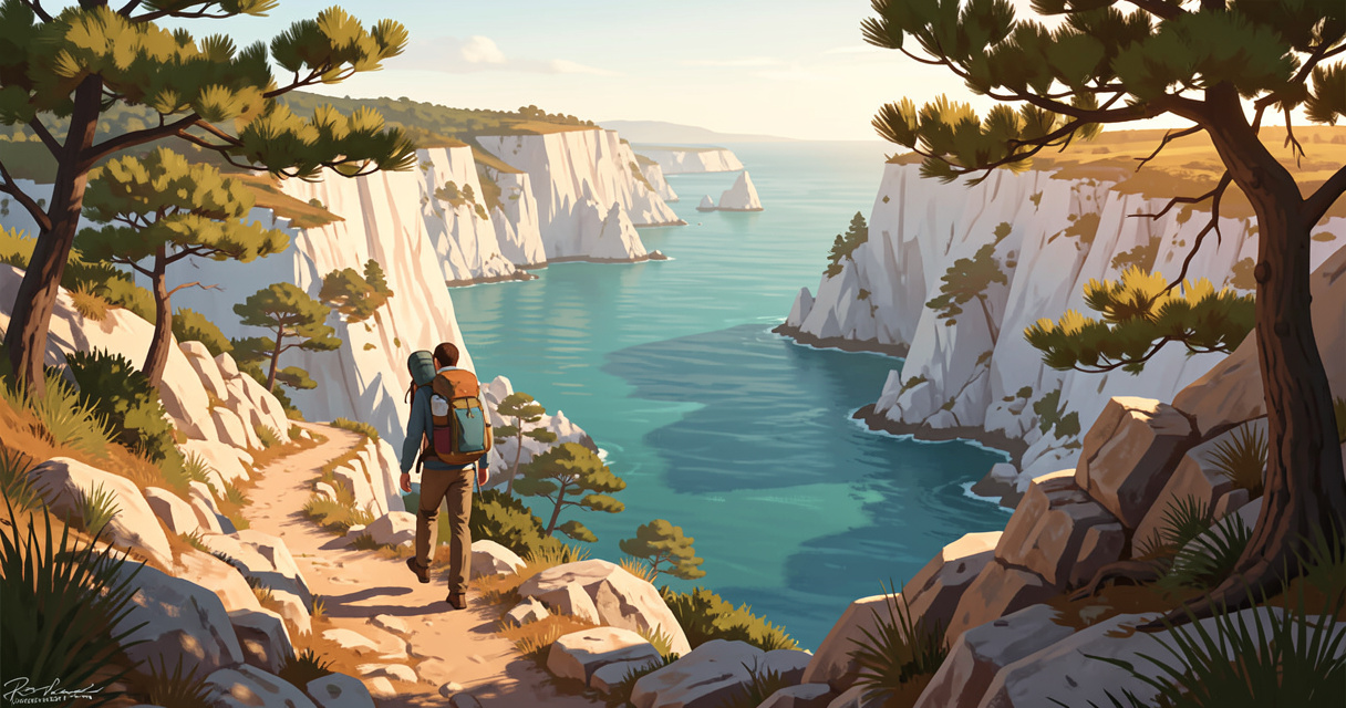 Randonnée à pied vers la calanque de Sormiou dans les calanques